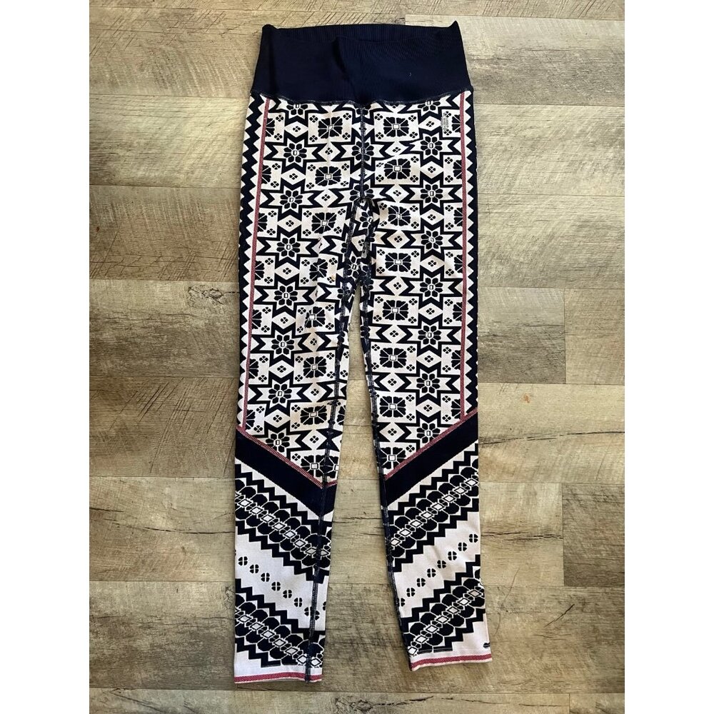 Free People FP patterned ski leggings, M/L